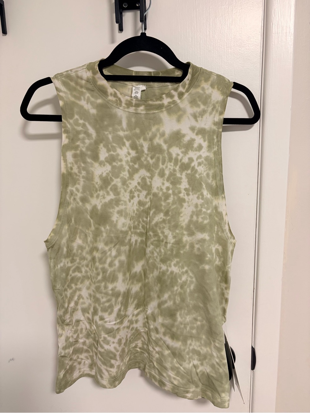 lululemon athletica Olive Green Tie-Dye Muscle Tank